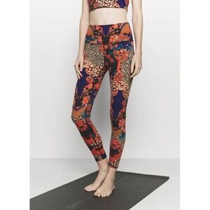 FP Movement Free People 7/8 Leggings Wild Garden Print Control Sz S